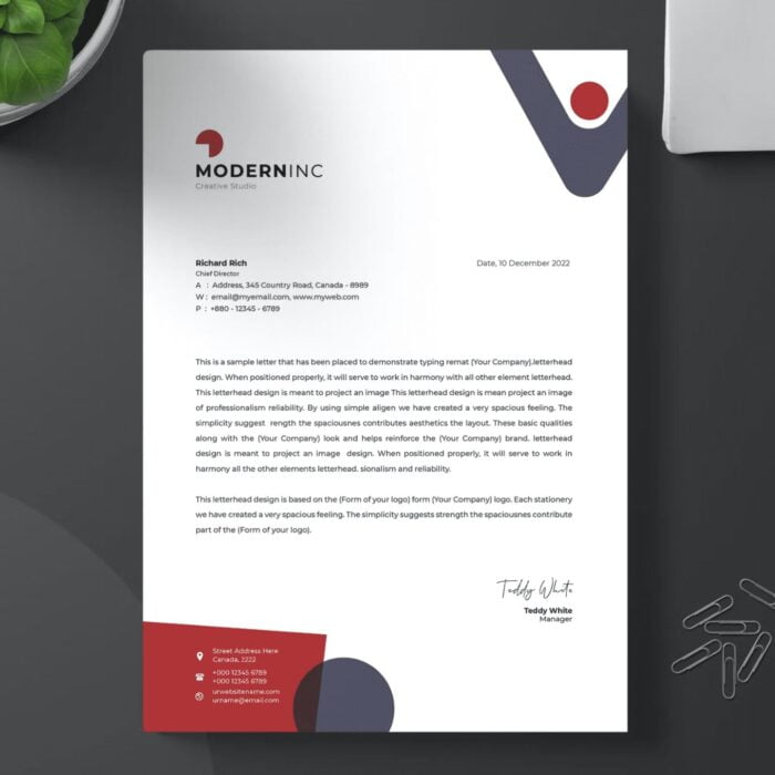 Letterhead Design